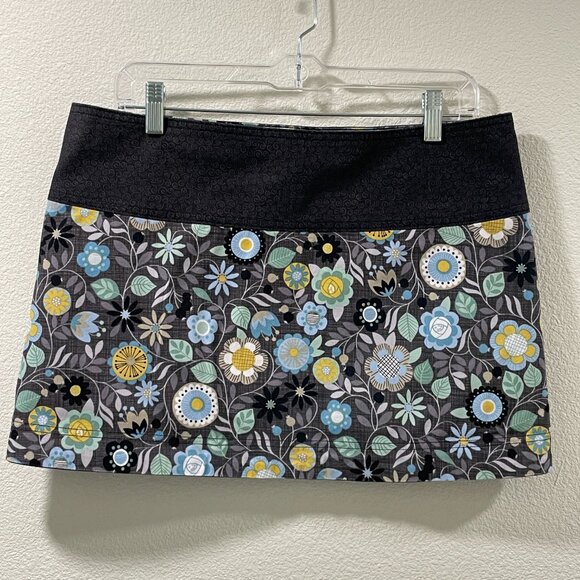 SWEET SPOT Sport Skirt, Adjustable/Reversible Mini, Black/Gray/Blue - 10 - 18 - Picture 3 of 4